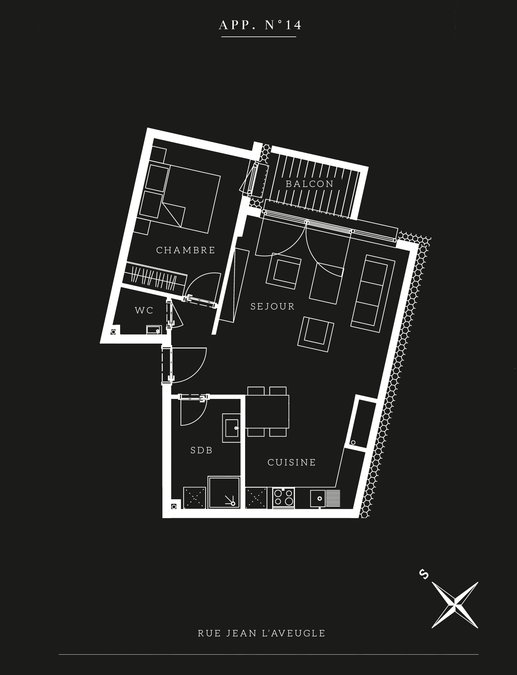 appart n°14 (2eme étage) Bohême appart n°14 (2eme étage) Bohême