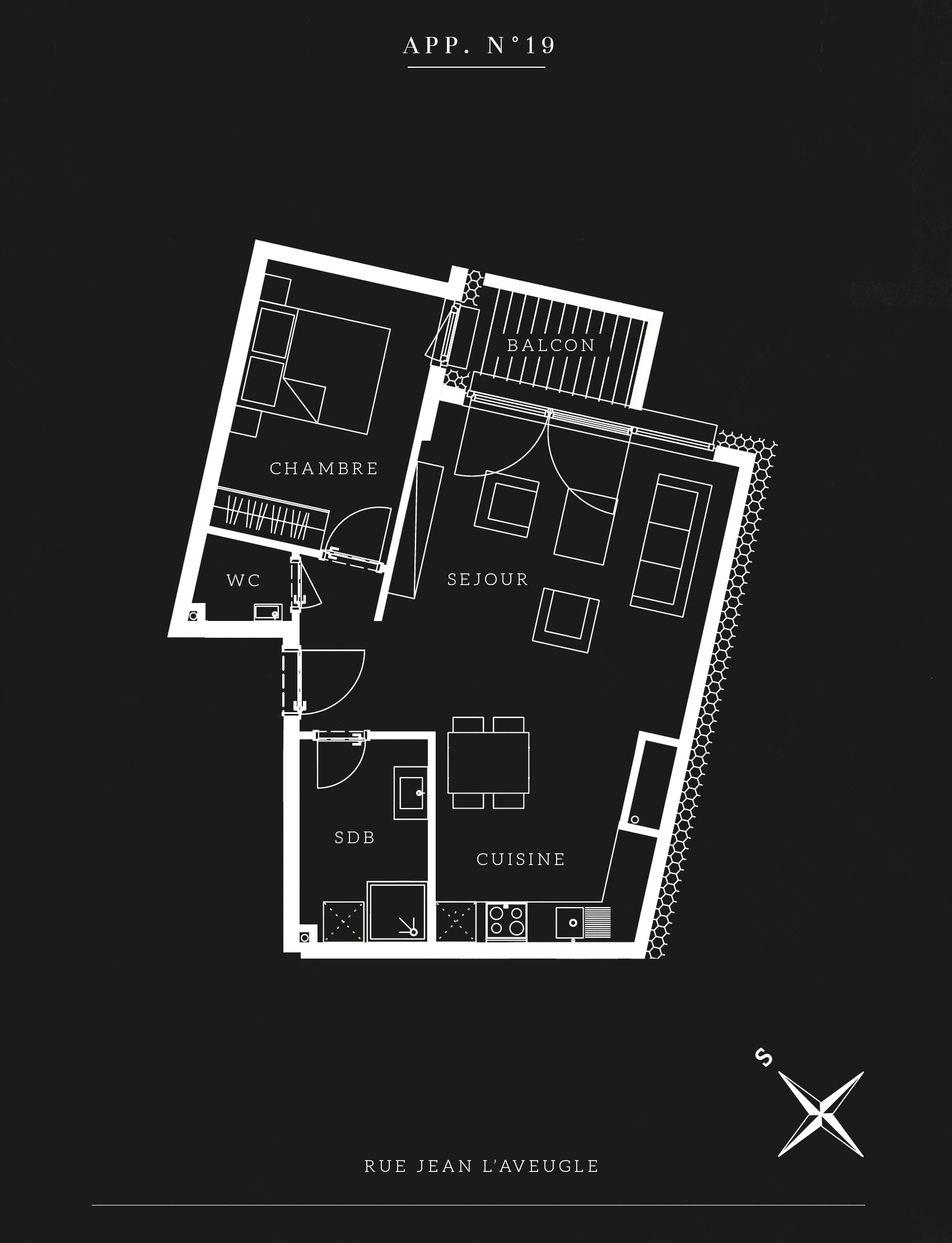 appart n°19 (3eme étage) Bohême appart n°19 (3eme étage) Bohême