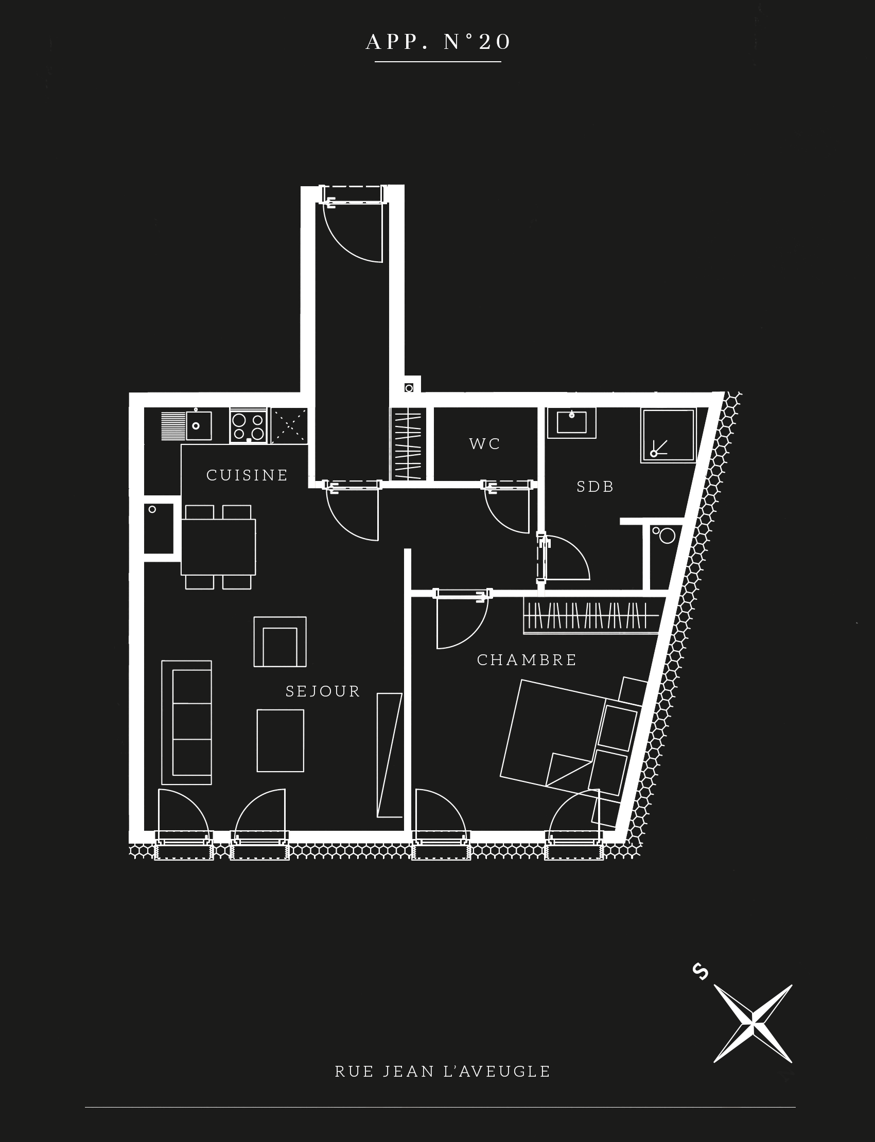 appart n°20 (3eme étage) Bohême appart n°20 (3eme étage) Bohême