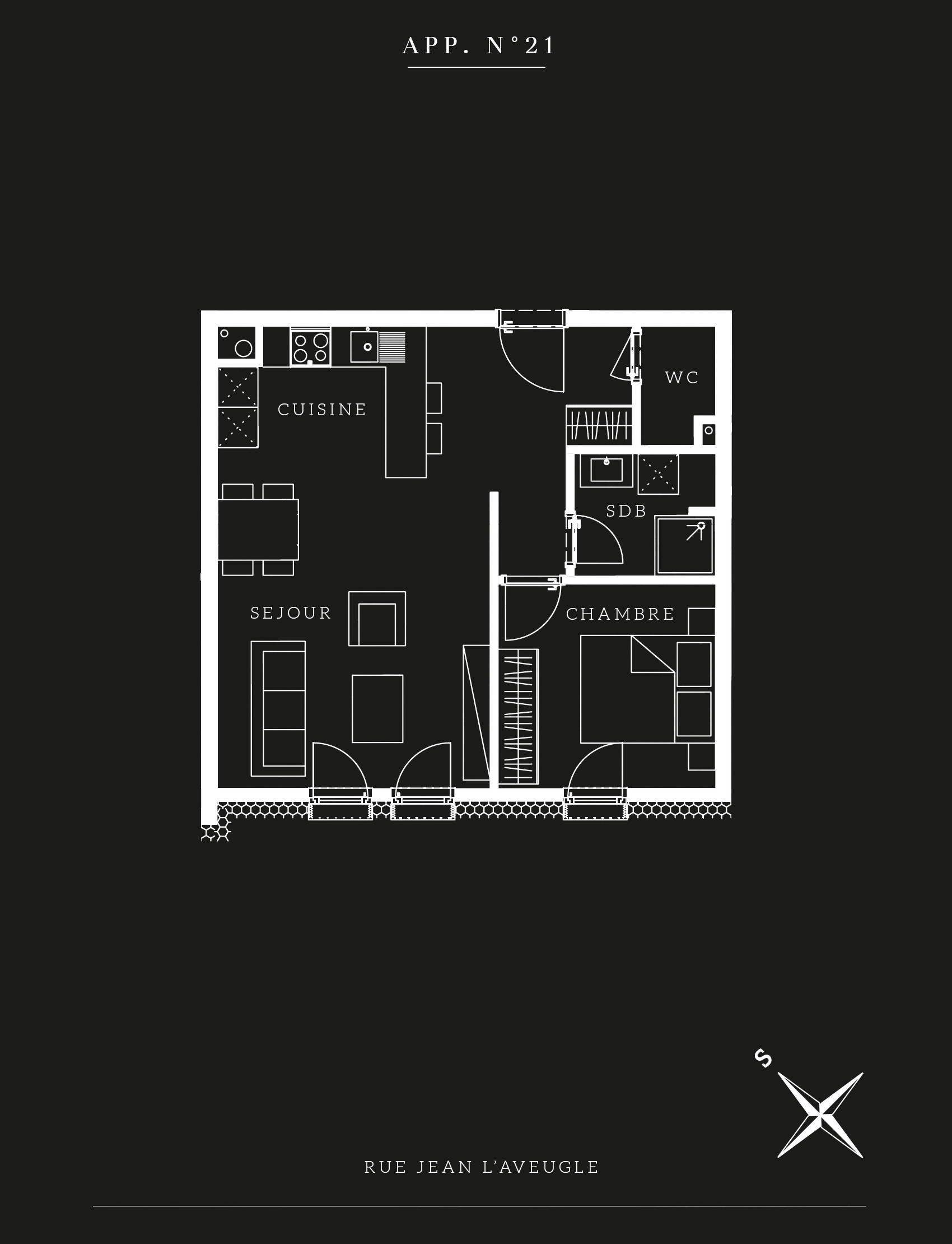 appart n°21 (3eme étage) Bohême appart n°21 (3eme étage) Bohême