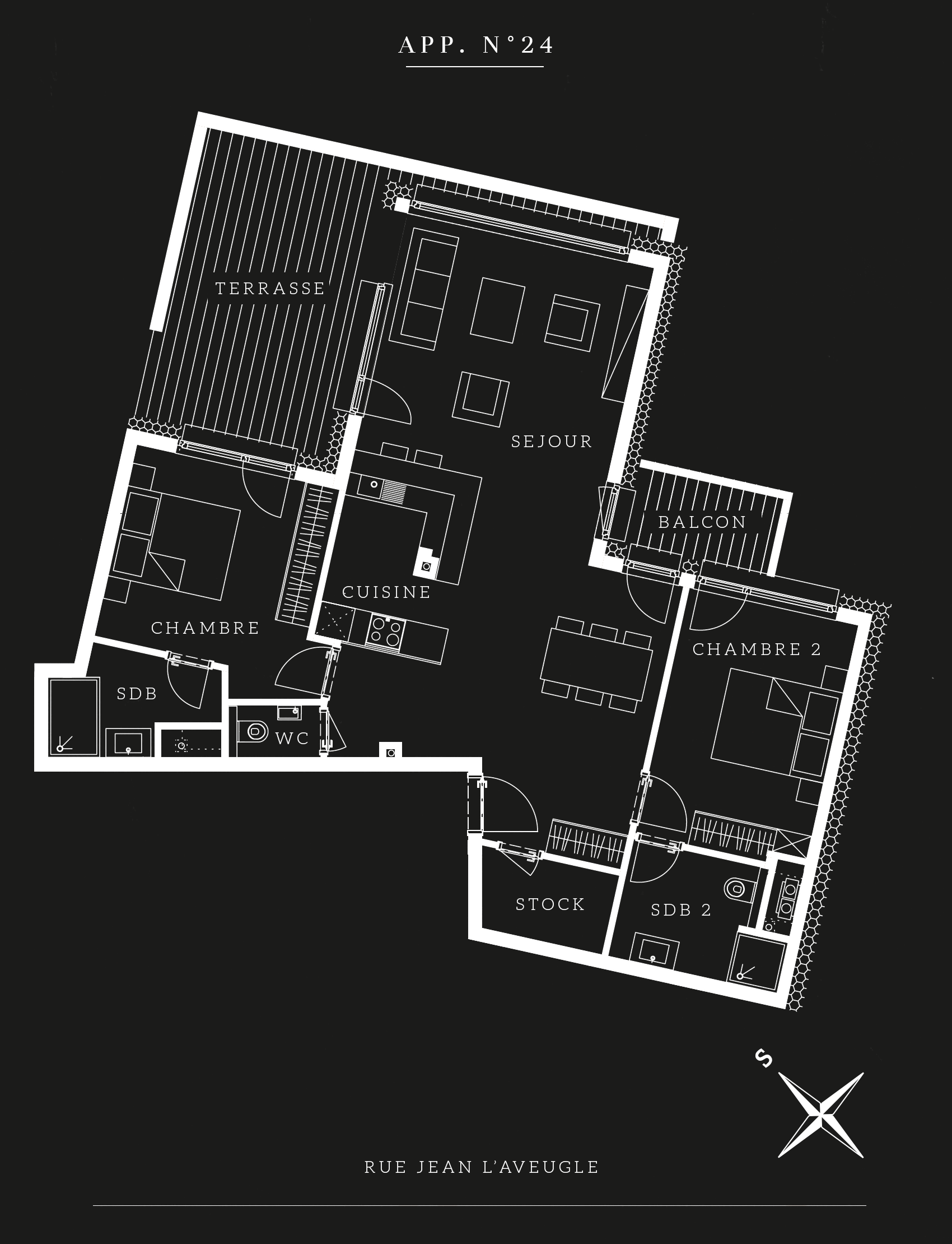 appart n°24 (4eme étage) Bohême appart n°24 (4eme étage) Bohême