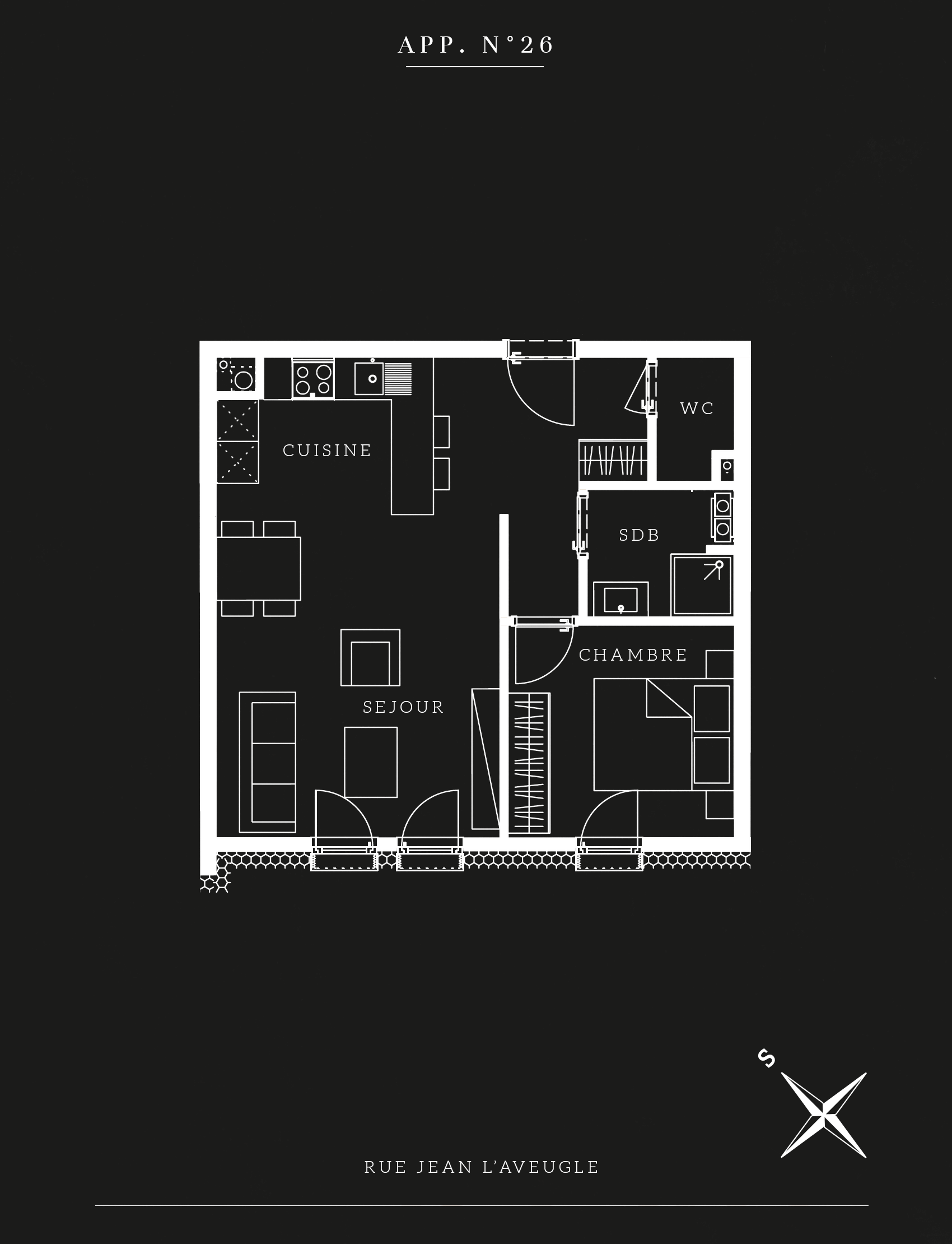 appart n°26 (4eme étage) Bohême appart n°26 (4eme étage) Bohême