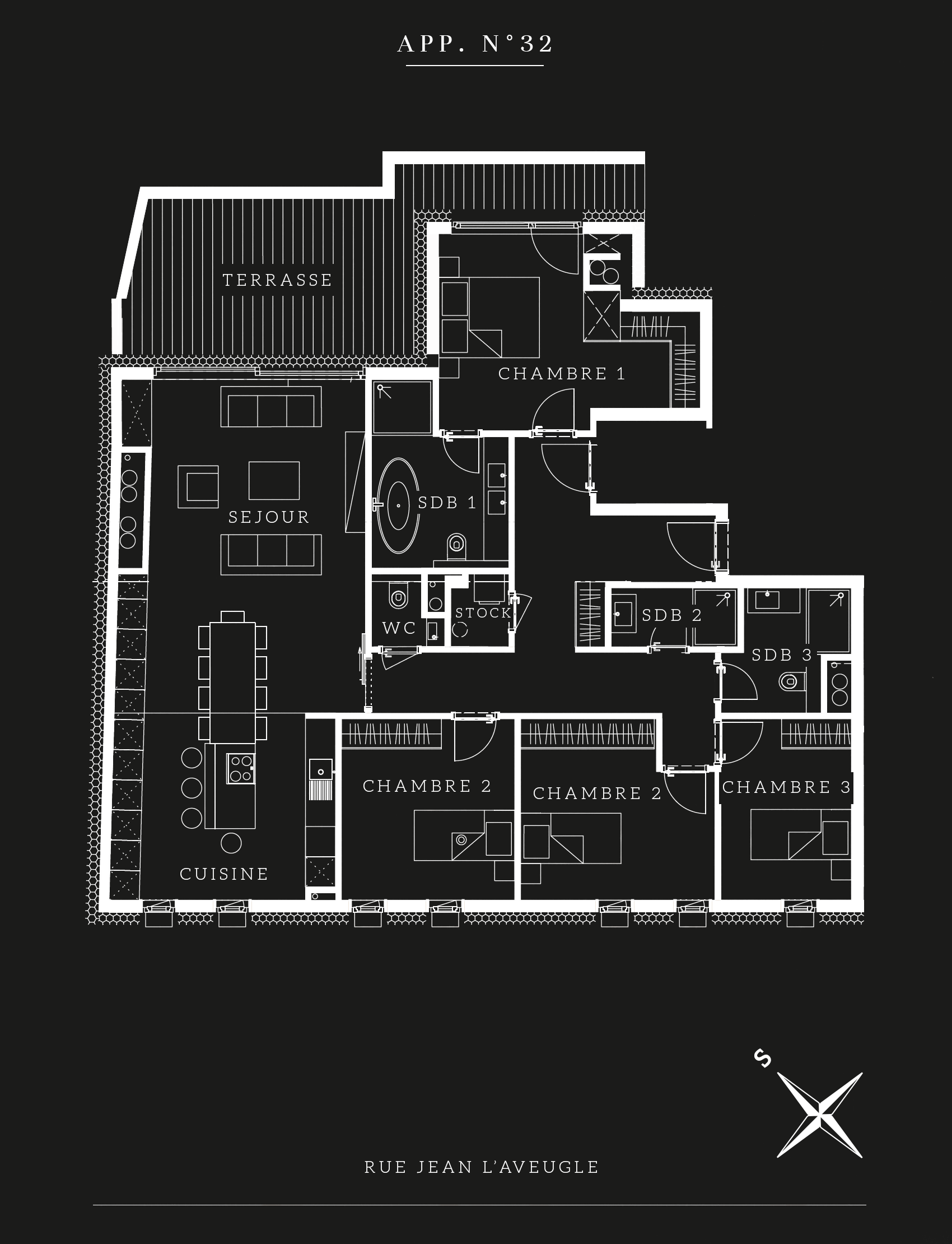 appart n°32 (étage retrait) Bohême appart n°32 (étage retrait) Bohême