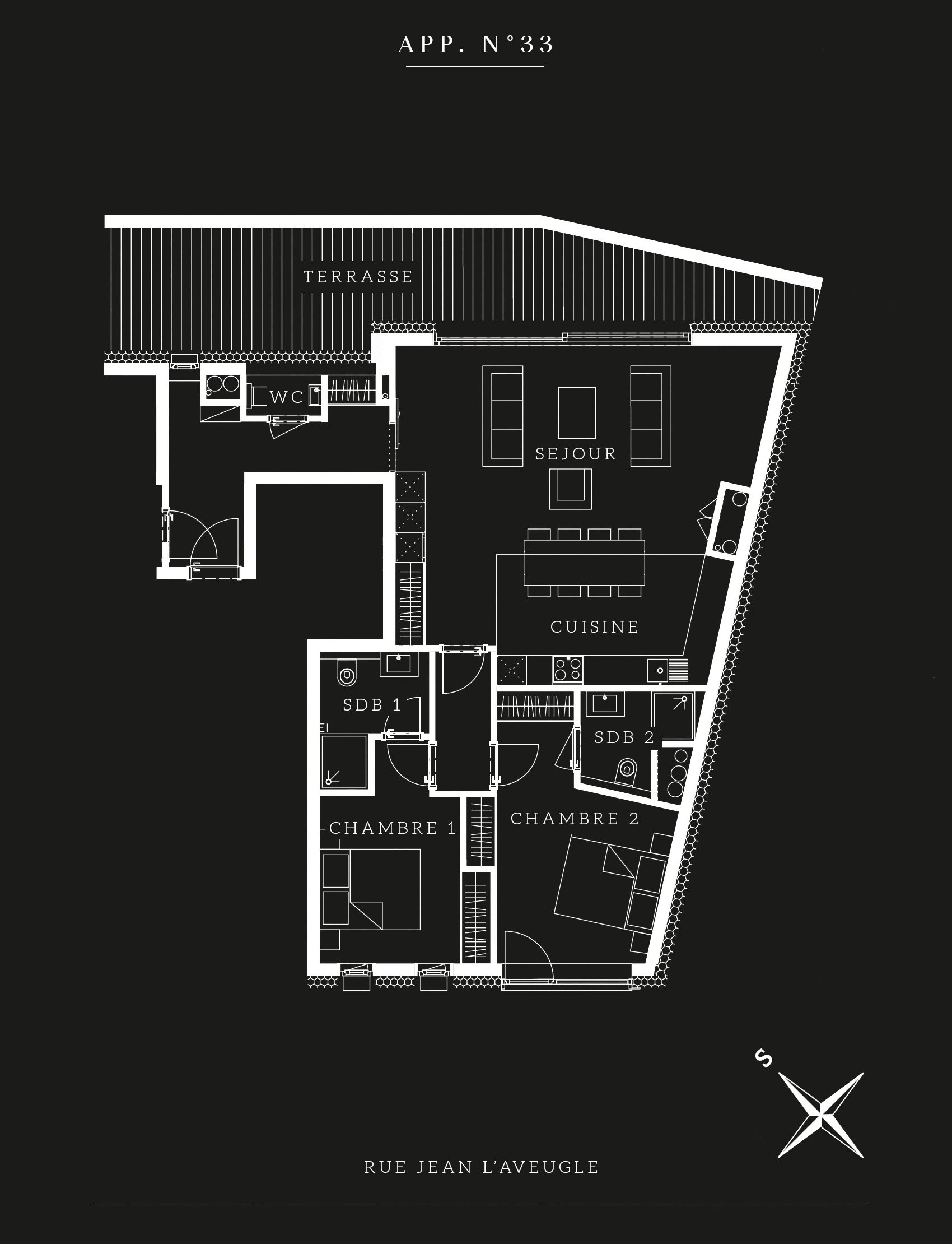 appart n°33 (étage retrait) Bohême appart n°33 (étage retrait) Bohême
