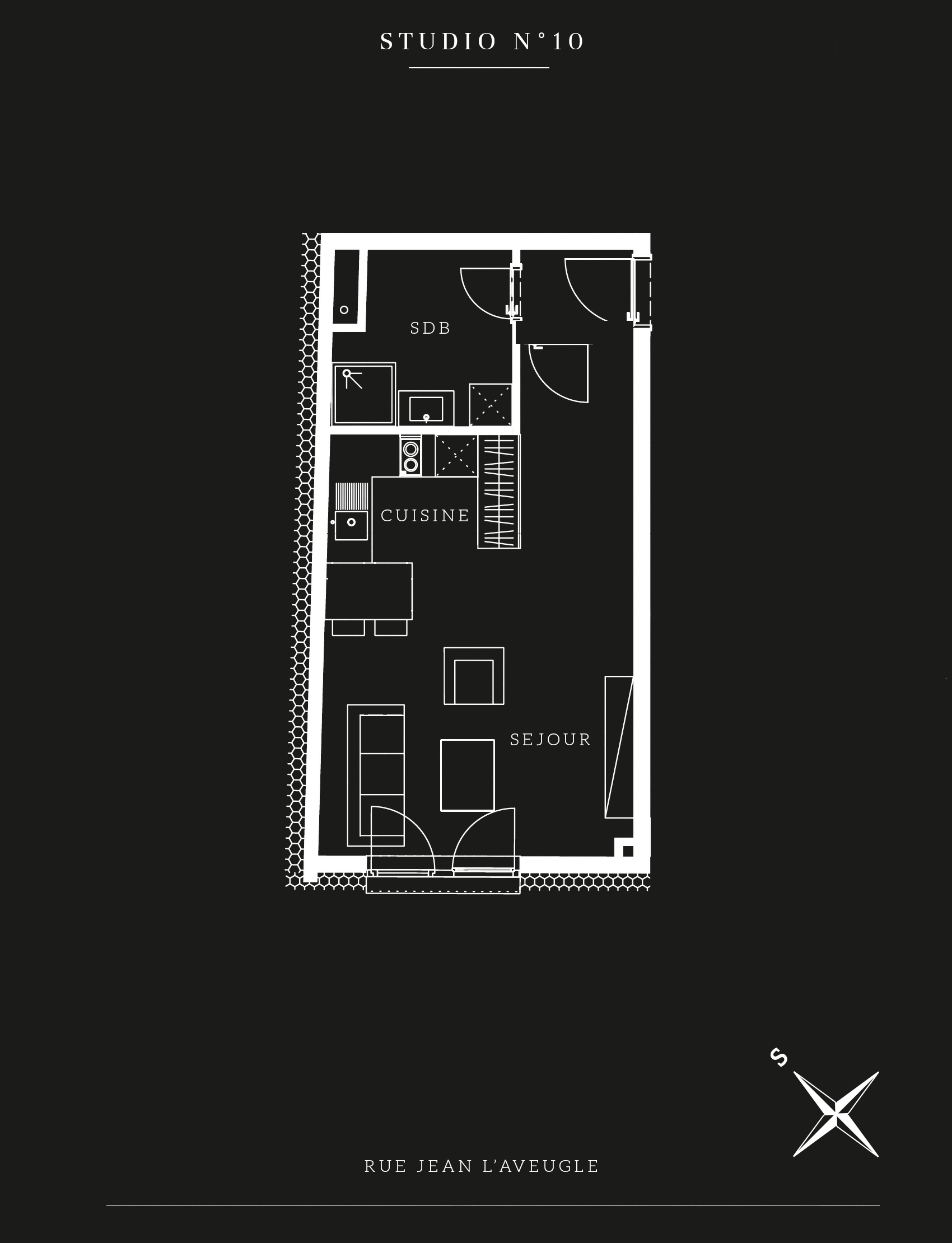 studio n°10 (2eme étage) Bohême studio n°10 (2eme étage) Bohême