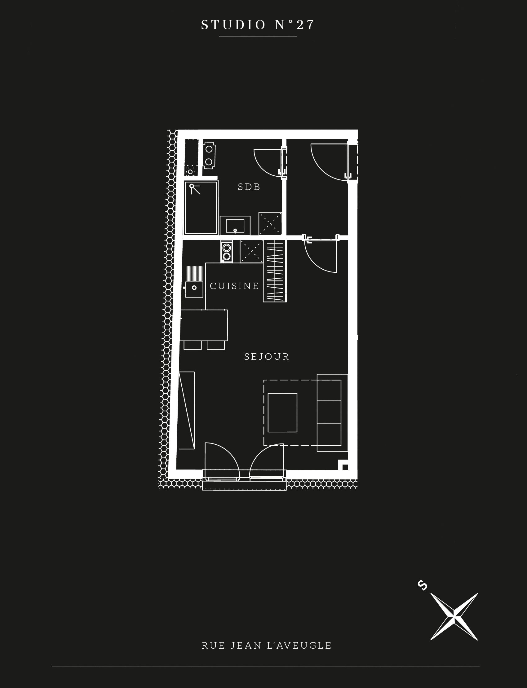 studio n°27 (5eme étage) Bohême studio n°27 (5eme étage) Bohême